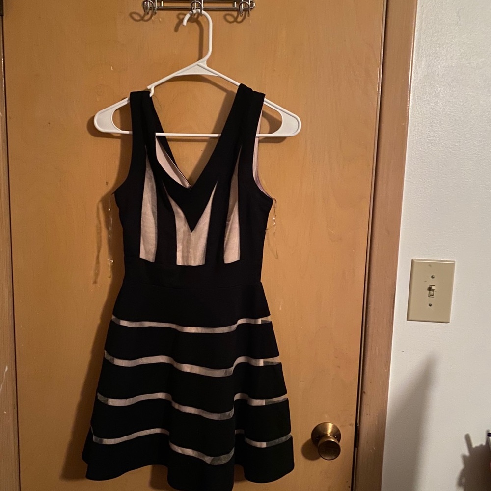 Windsor nude and black dress